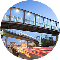 Aluminum Pedestrian bridge